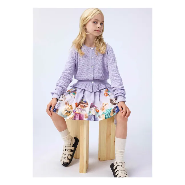 Robe Casis Coton Bio | 	Lilas