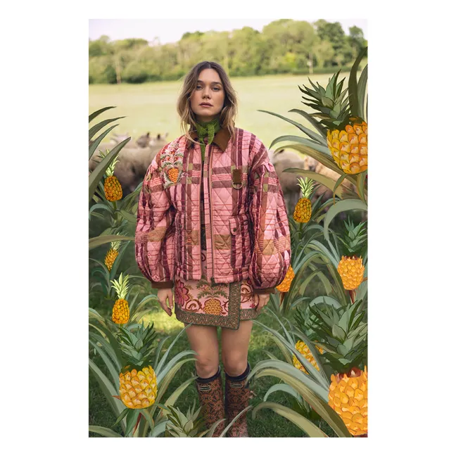 Barbour x Farm Rio Kollaboration - Gummistiefel Cami | Grün