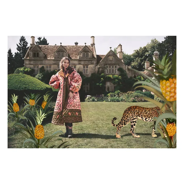 Barbour x Farm Rio Collaboration - Thais Rubber Short Boots | Green