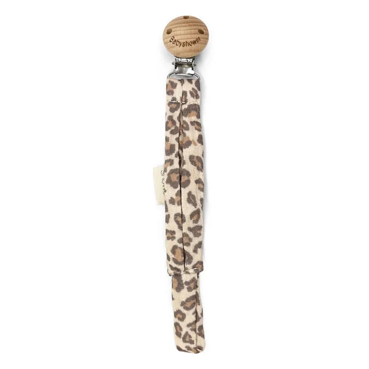 Wild pacifier clip | Leopard- Product image n°0