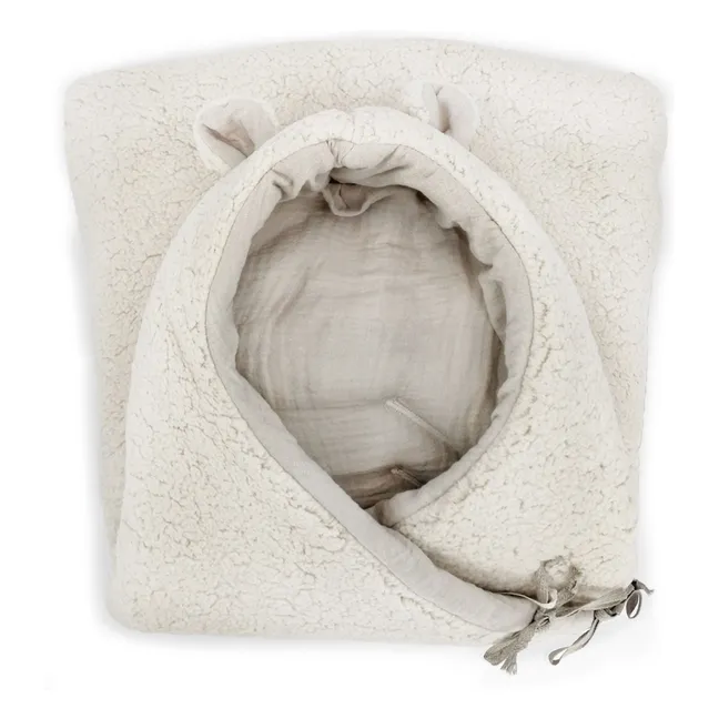 Nido d'angelo di peluche | Bianco