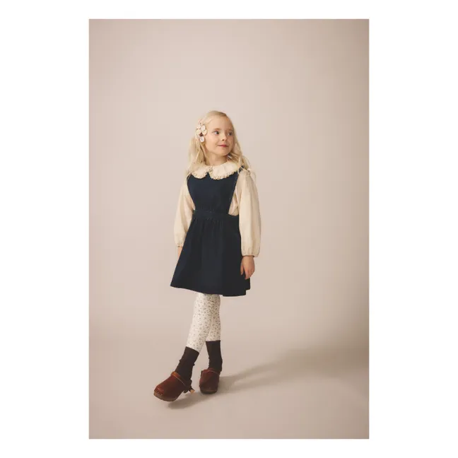 Soor Ploom - Eloise Denim Suspender Dress - Denim black