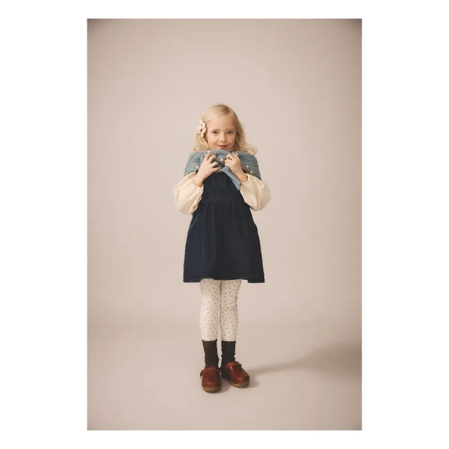 Robe Tippi Coton Bio | Bleu foncé