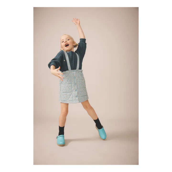 Set of 3 Pairs of Flowery Socks | Dark Blue- Product image n°3