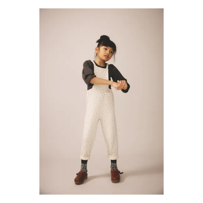 Lot de 3 Paires de Chaussettes Fleuries | Bleu foncé