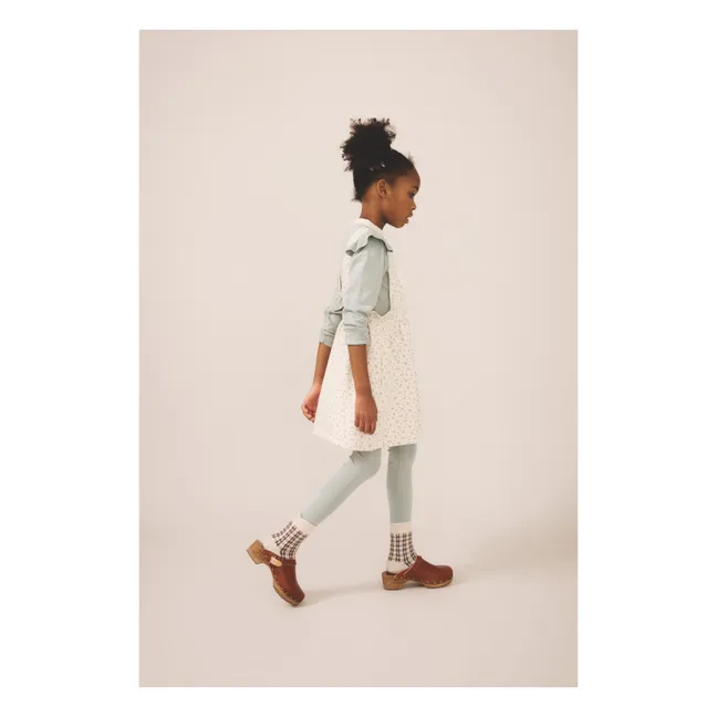 Lot de 3 Paires de Chaussettes Fleuries | Prune