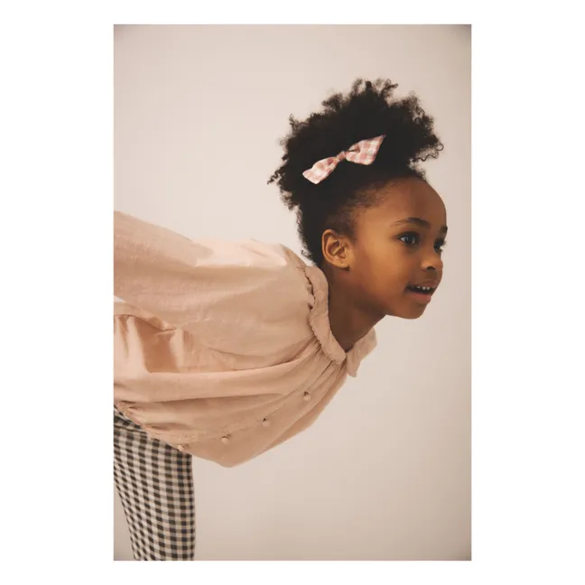 Lora organic cotton blouse | Pale Pink