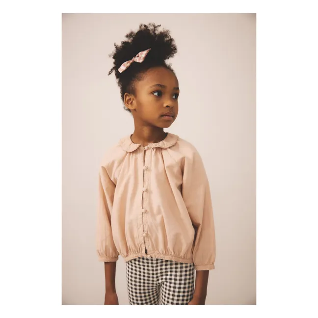 Lora organic cotton blouse | Pale Pink