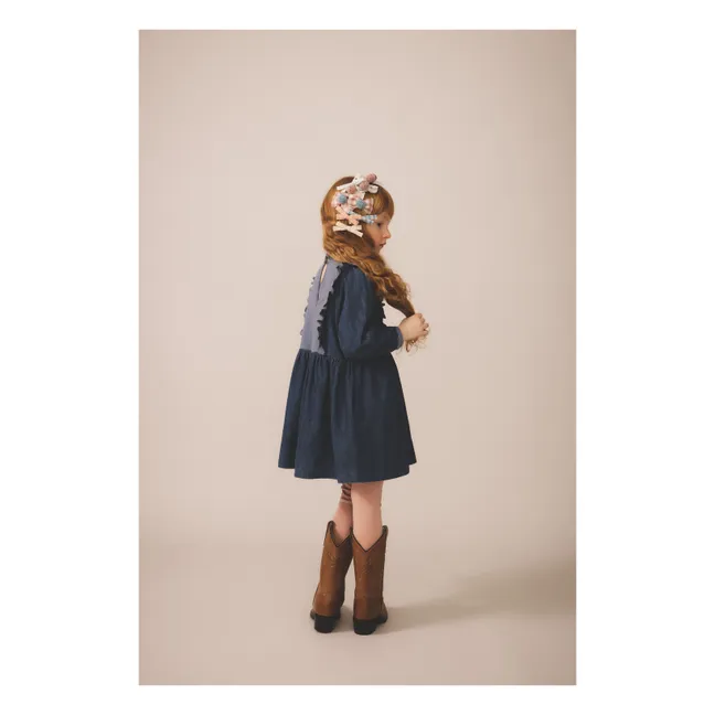 Robe Percy Coton Bio | Bleu