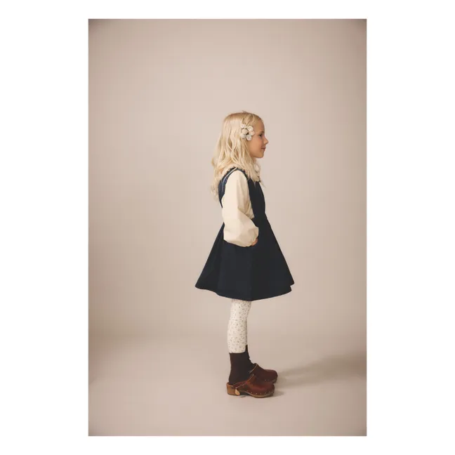 Robe Tippi Coton Bio | Bleu foncé