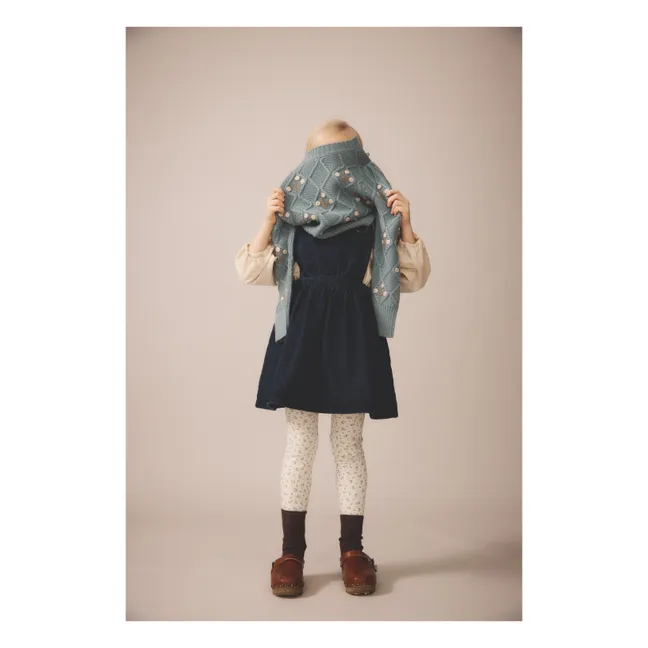 Robe Tippi Coton Bio | Bleu foncé