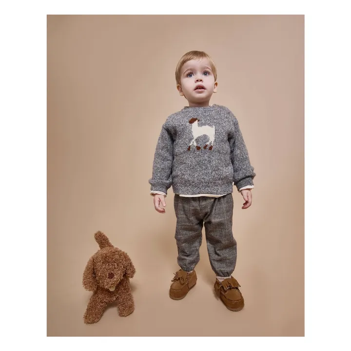 Pantalon Wales Carreaux | Gris- Image produit n°1