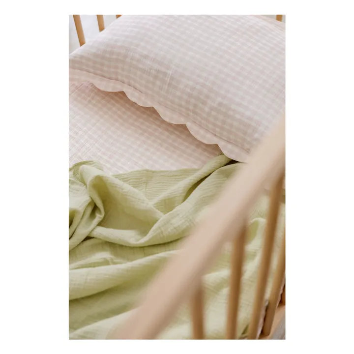 Taies d'oreiller Rosewater en coton bio - Set de 2 | Rose pâle- Image produit n°5