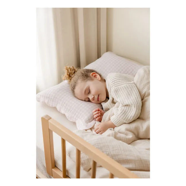 Taies d'oreiller Rosewater en coton bio - Set de 2 | Rose pâle