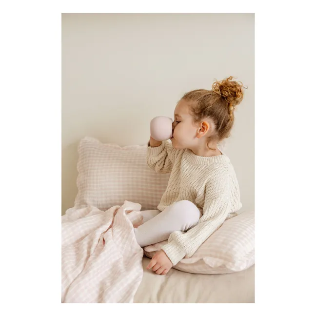 Taies d'oreiller Rosewater en coton bio - Set de 2 | Rose pâle