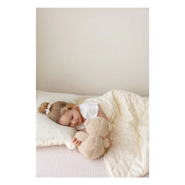 Drap-housse Rosewater en coton bio | Rose pâle