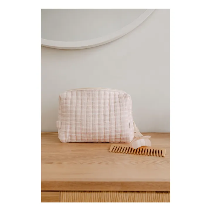 Neceser de algodón ecológico Rosewater | Rosa Pálido- Imagen del producto n°0