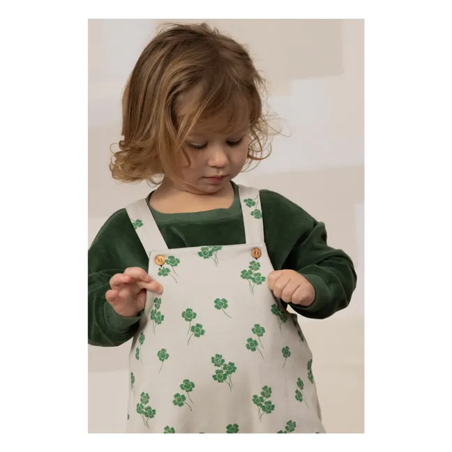 Peto de algodón orgánico Homer Shamrock | Gris