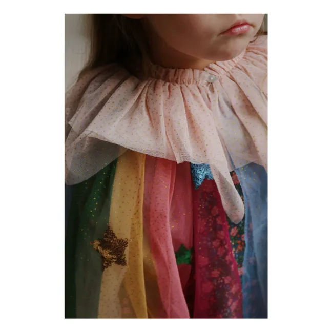 Rainbow cape and wand