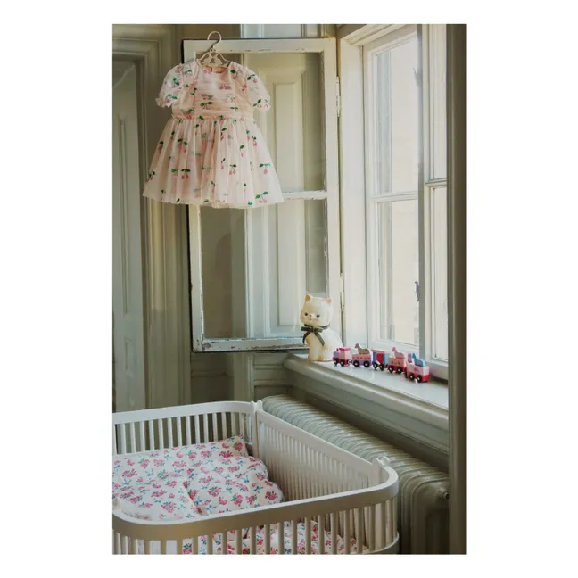 Robe Tullie Cerises Tulle | Rose pâle