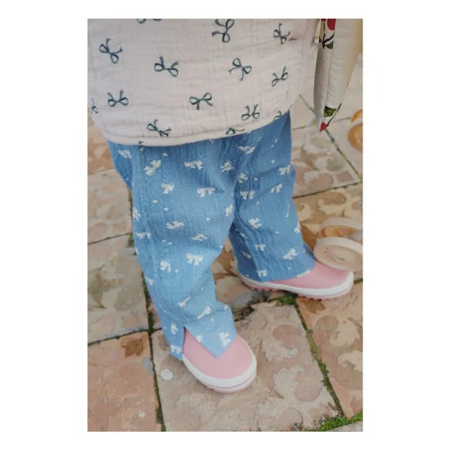 Pantalon Vida Coton Bio | Bleu