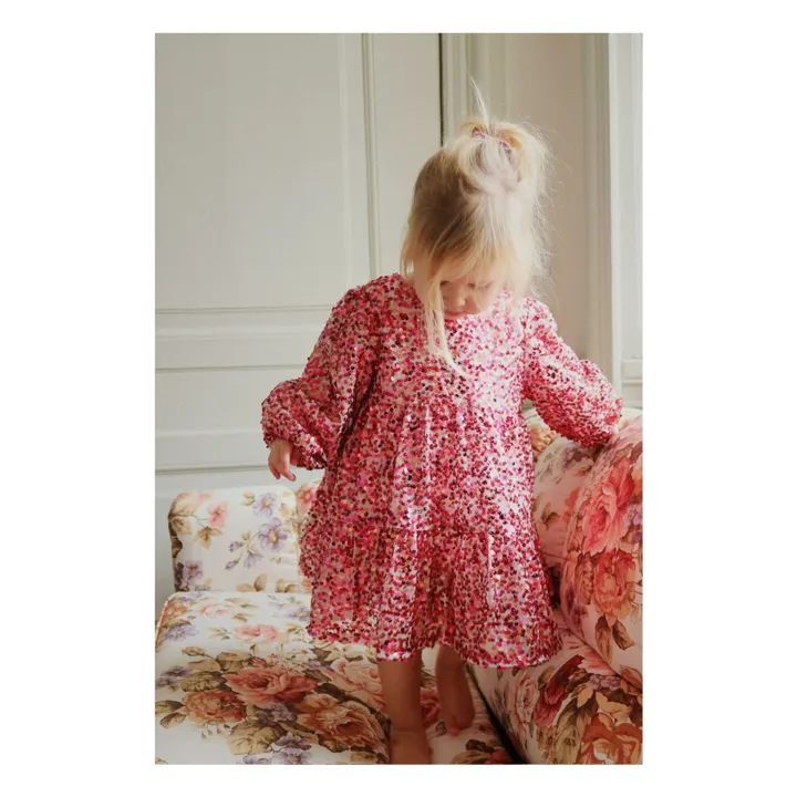 Robe Sequins Lila | Rouge- Image produit n°7