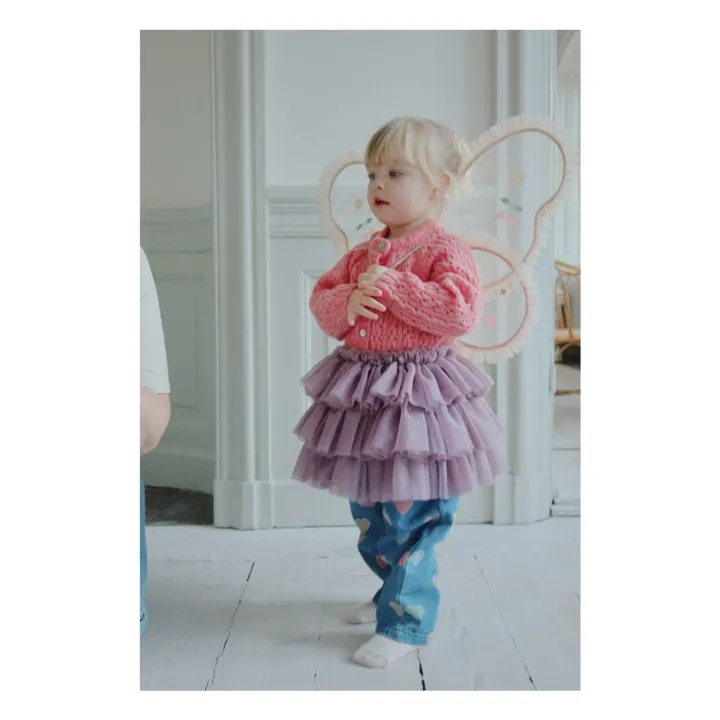 Cardigan Isa Laine | Rose- Image produit n°1