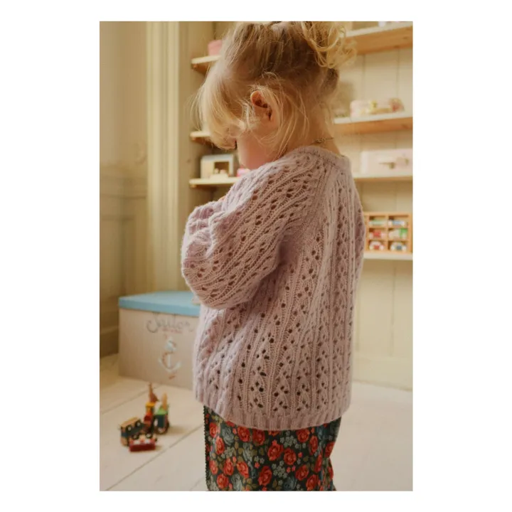 Cardigan Isa Laine | Lavande- Image produit n°8