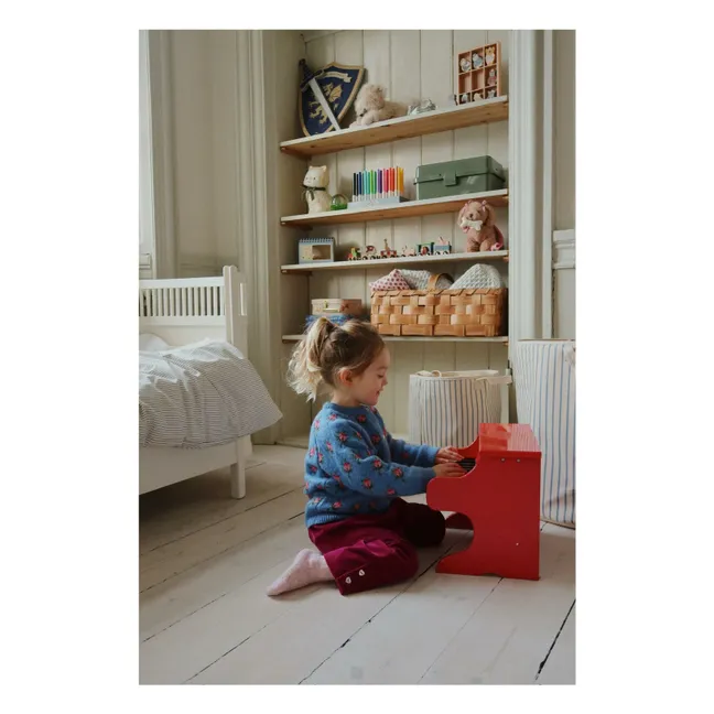 Piano en bois FSC | Rouge