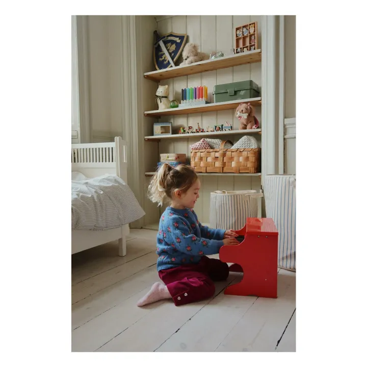Piano en bois FSC | Rouge- Image produit n°5