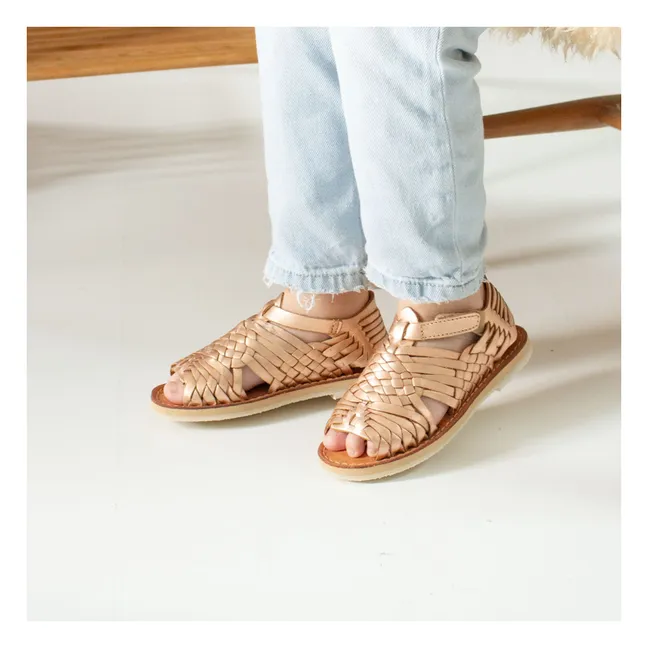 Sandalita Sandals | Pink Gold