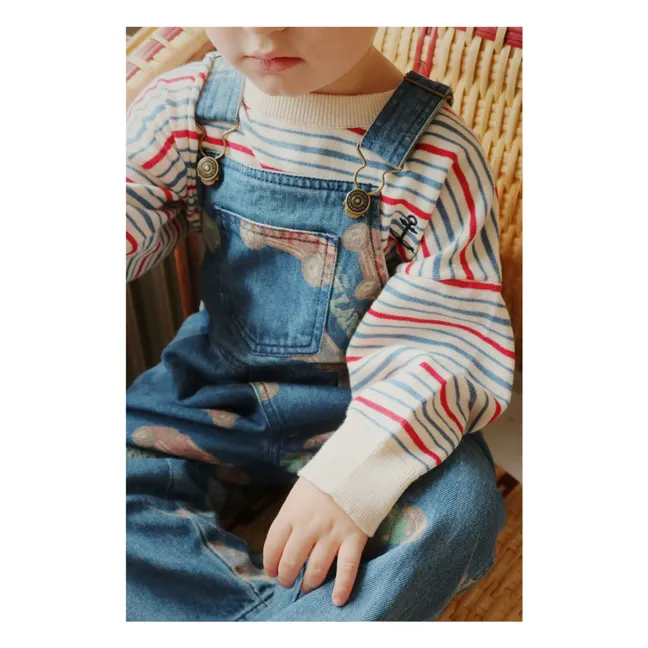 Salopette en Jean Magot Tigres Coton Bio | Bleu