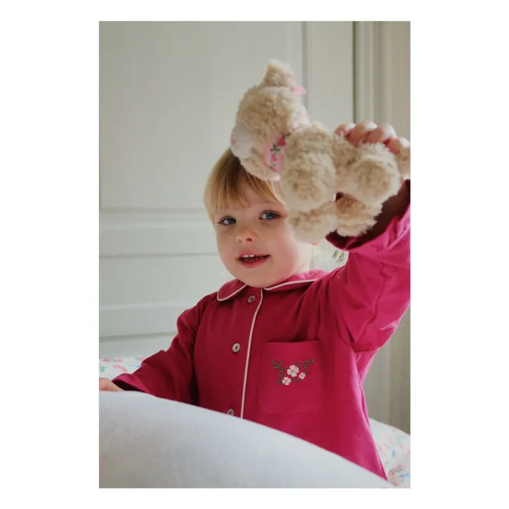 Pyjama Pio Coton Bio | Rose fuschia- Image produit n°5