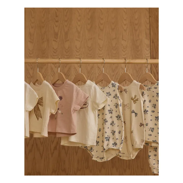 T-shirt Boxy Bow | Ecru- Image produit n°2