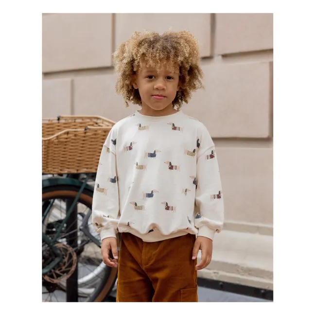 Cani natalizi sudati | Avorio