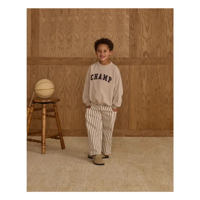 Cargo Pants Stripes | Ecru