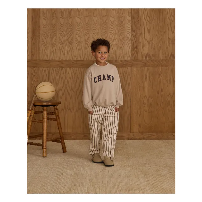 Cargo Pants Stripes | Ecru