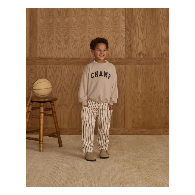 Pantalones Cargo Rayas | Crudo