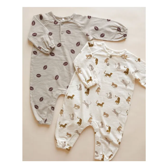 Henley Football Pyjama | Stone
