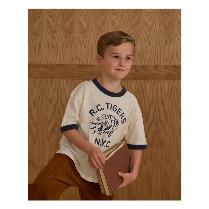 T-shirt Ringer Tigers Mini | Ivoire- Image produit n°1
