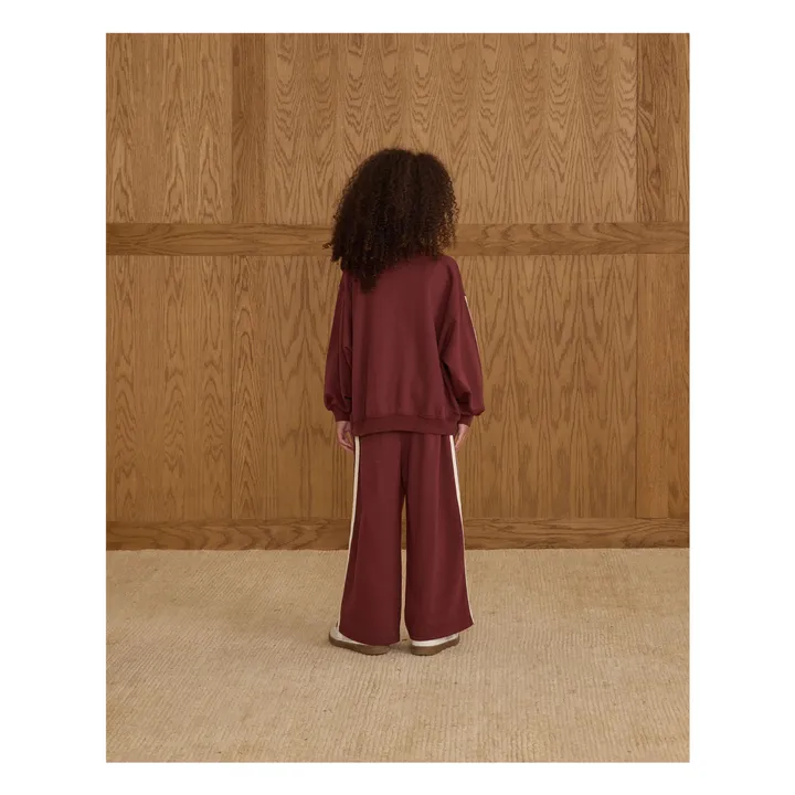 Sweat Liseré Mini | Bordeaux- Image produit n°3