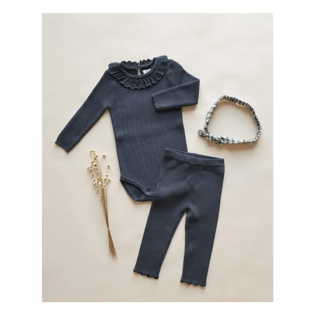 Body Pointelle | Bleu marine