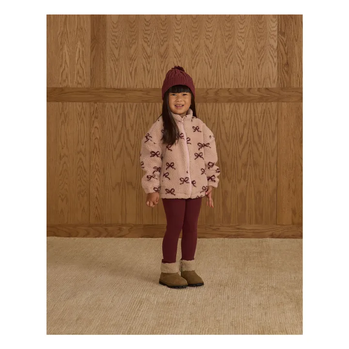 Legging Pointelle | Bordeaux- Image produit n°3