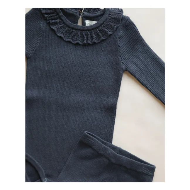 Cuerpo Pointelle | Azul Marino