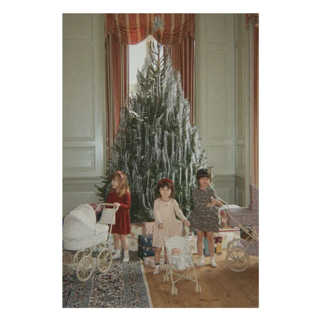 Poussette pour poupée Verona Check | Blanc