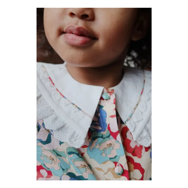 Organic cotton blouse | Beige