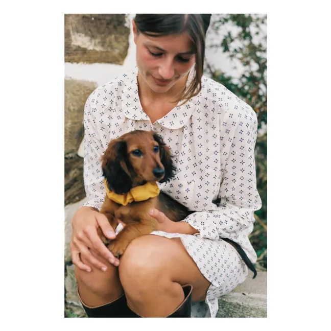 Robe de Nuit Courte Chloé | Bleu