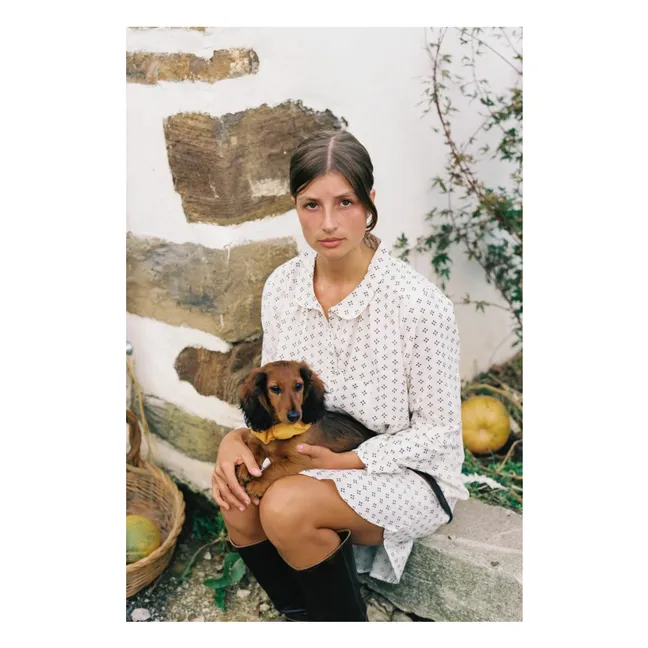 Robe de Nuit Courte Chloé | Bleu