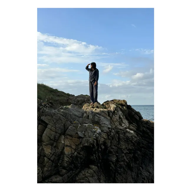 Pijama Claudine Mona | Azul Marino