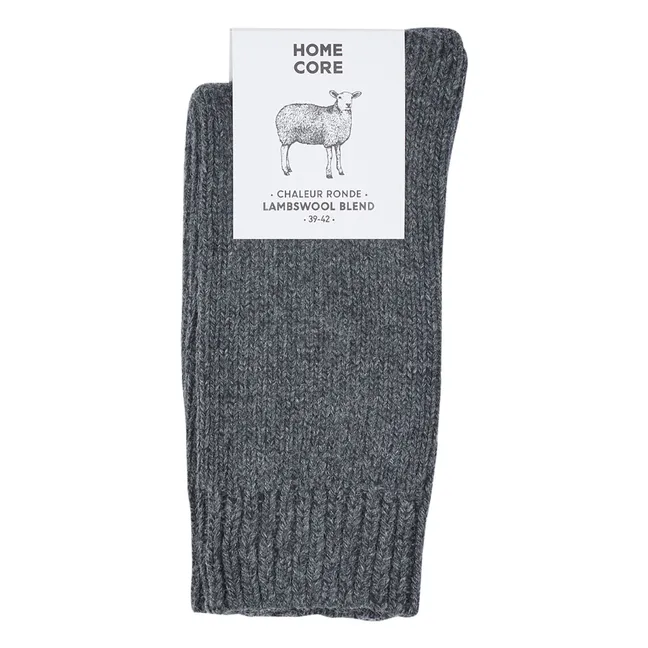 Laine-Rustique socks | Charcoal grey